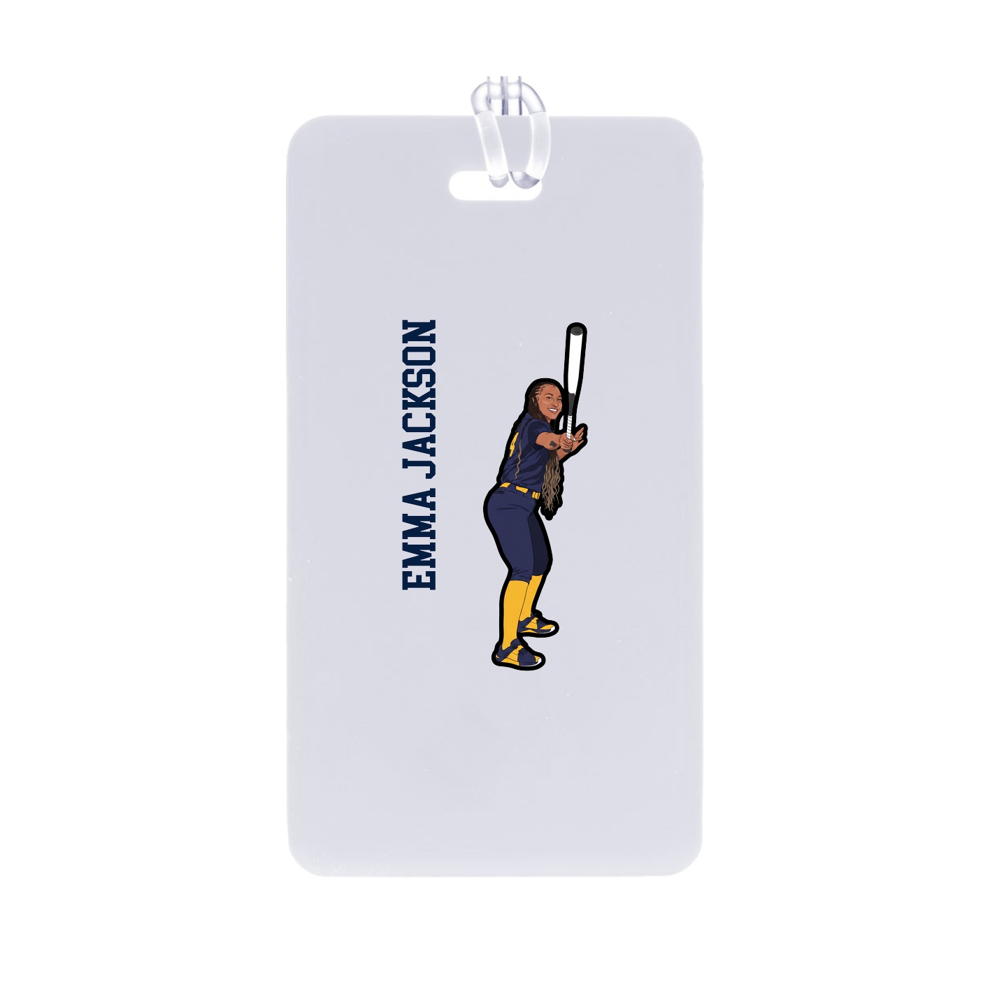 Bag Tag — Name Vertical in Classic