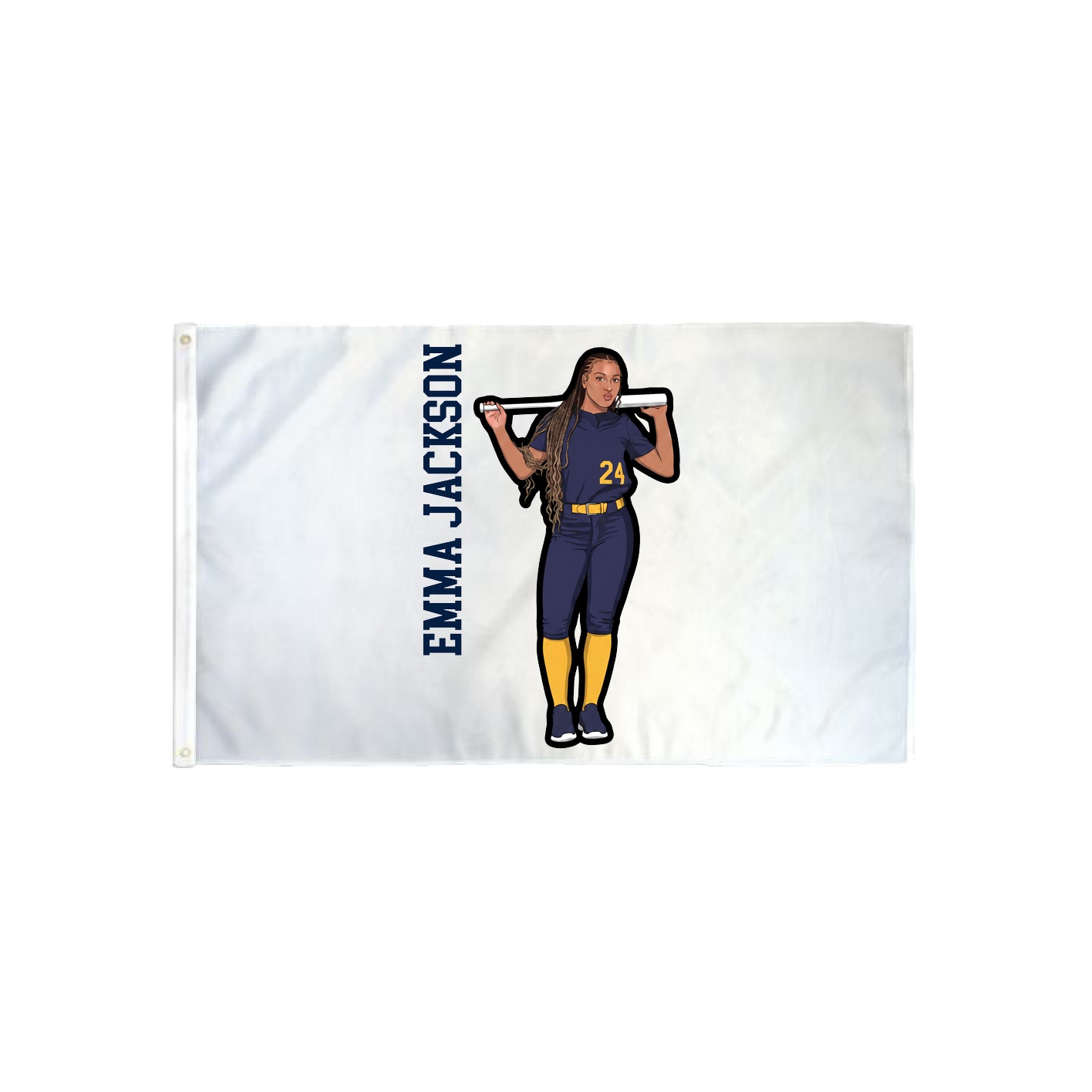 3x5 Flag — Name Vertical in Classic