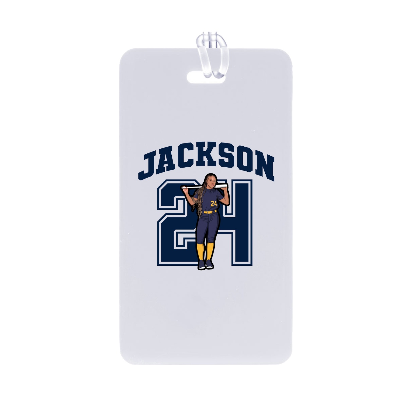 Bag Tag — Number in Classic