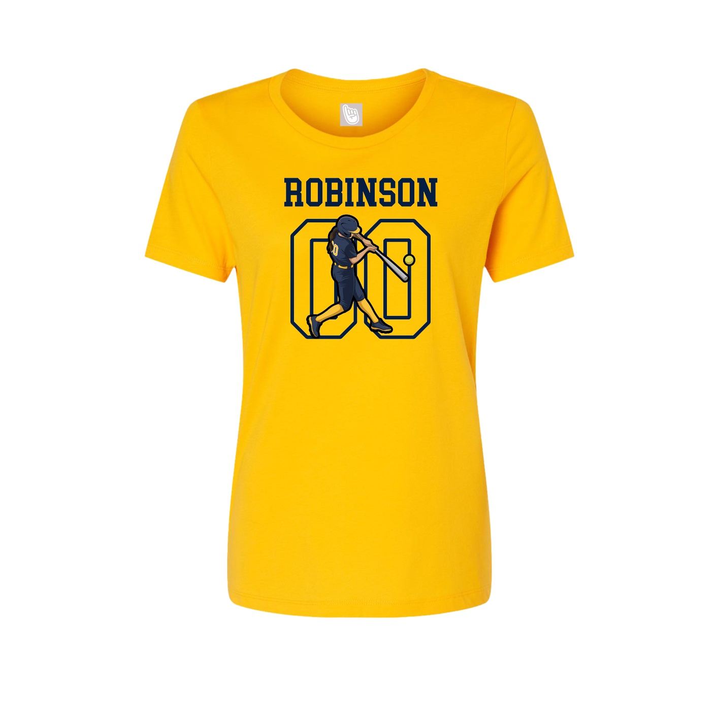 Fitted Women's Tee — Shirsey in Gold