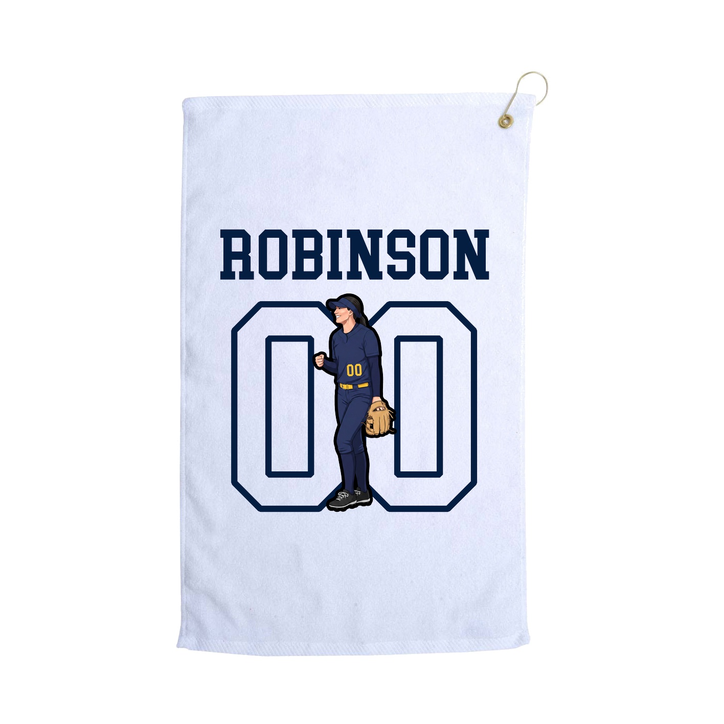 Golf Towel — Shirsey in White