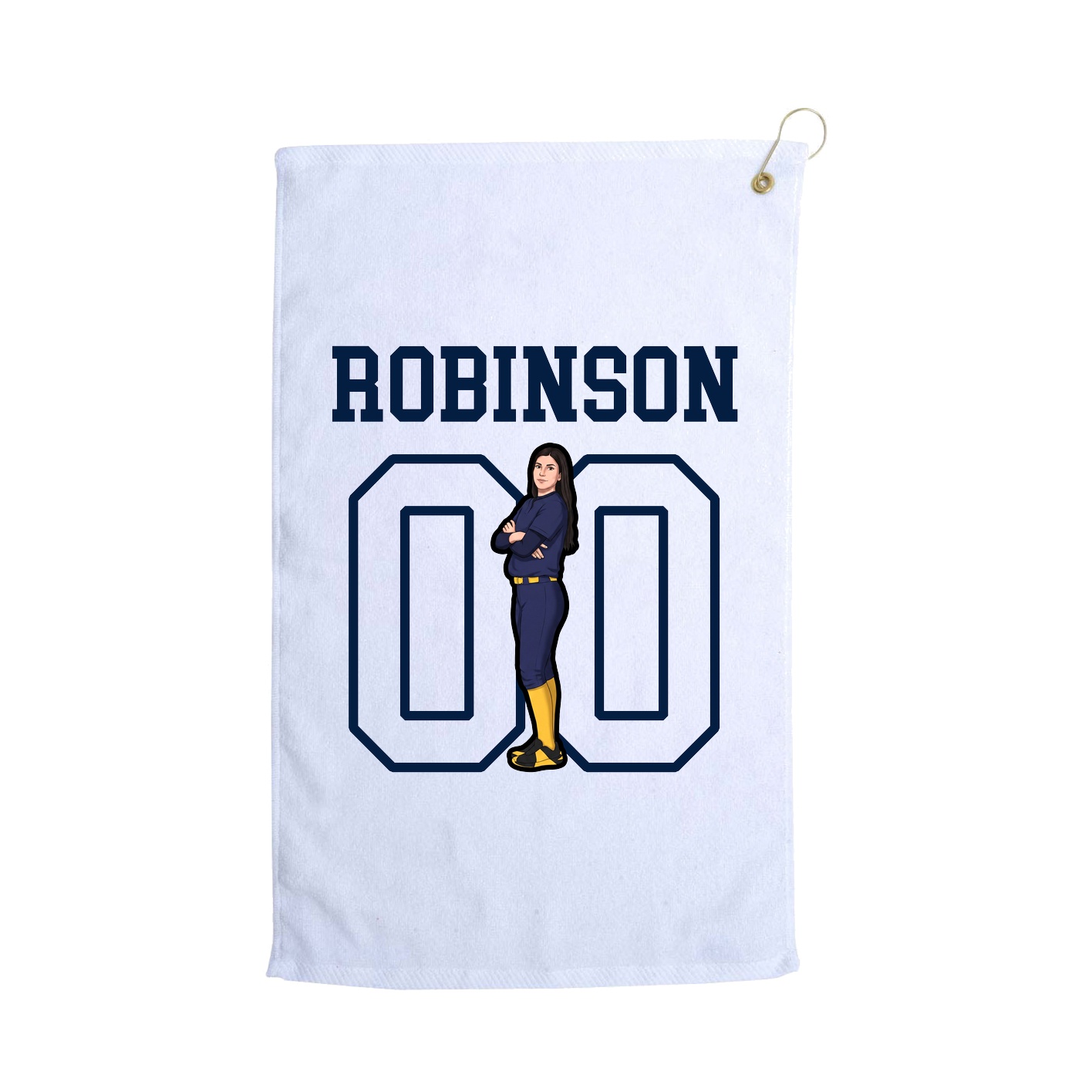 Golf Towel — Shirsey in White