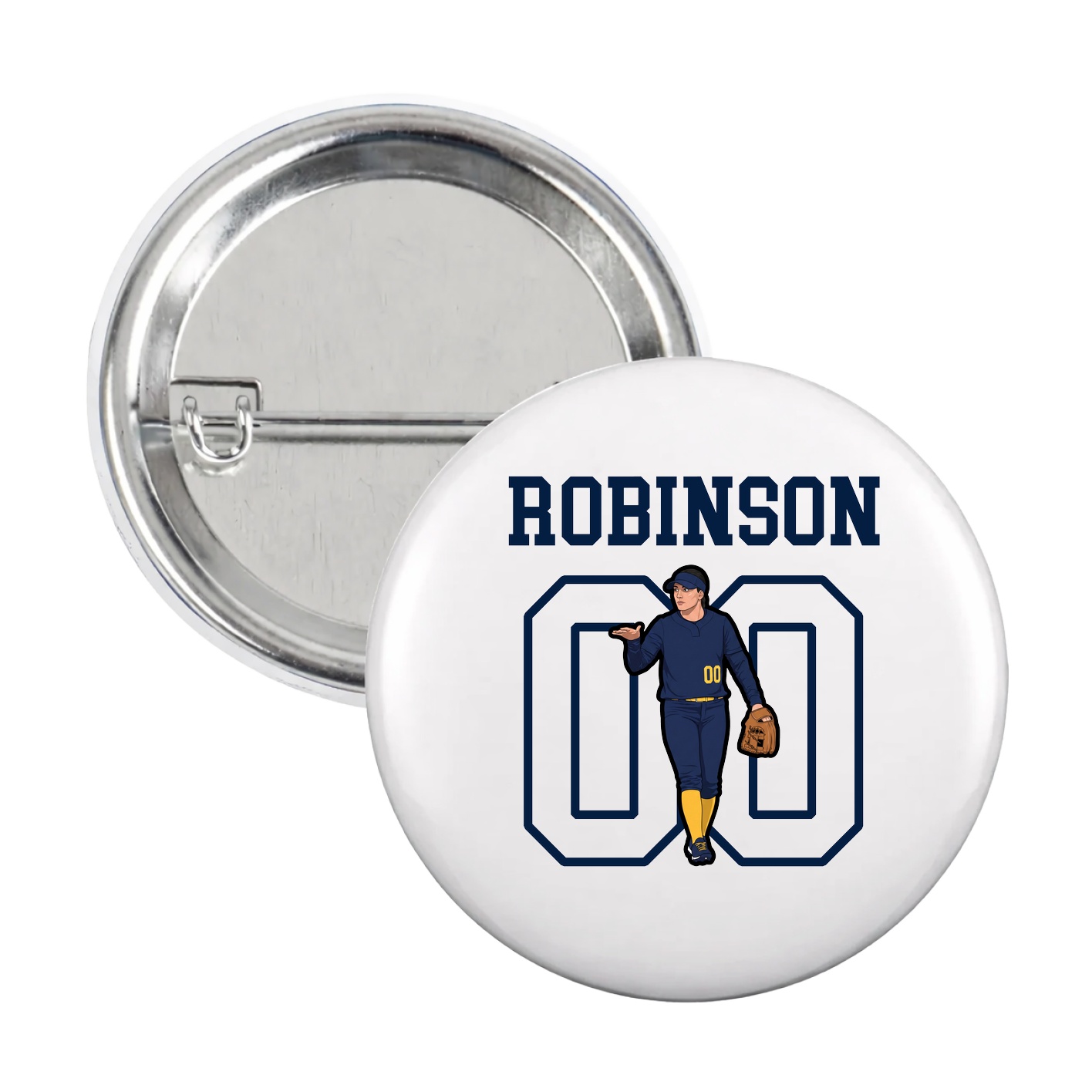 Game Day Button — Shirsey in White