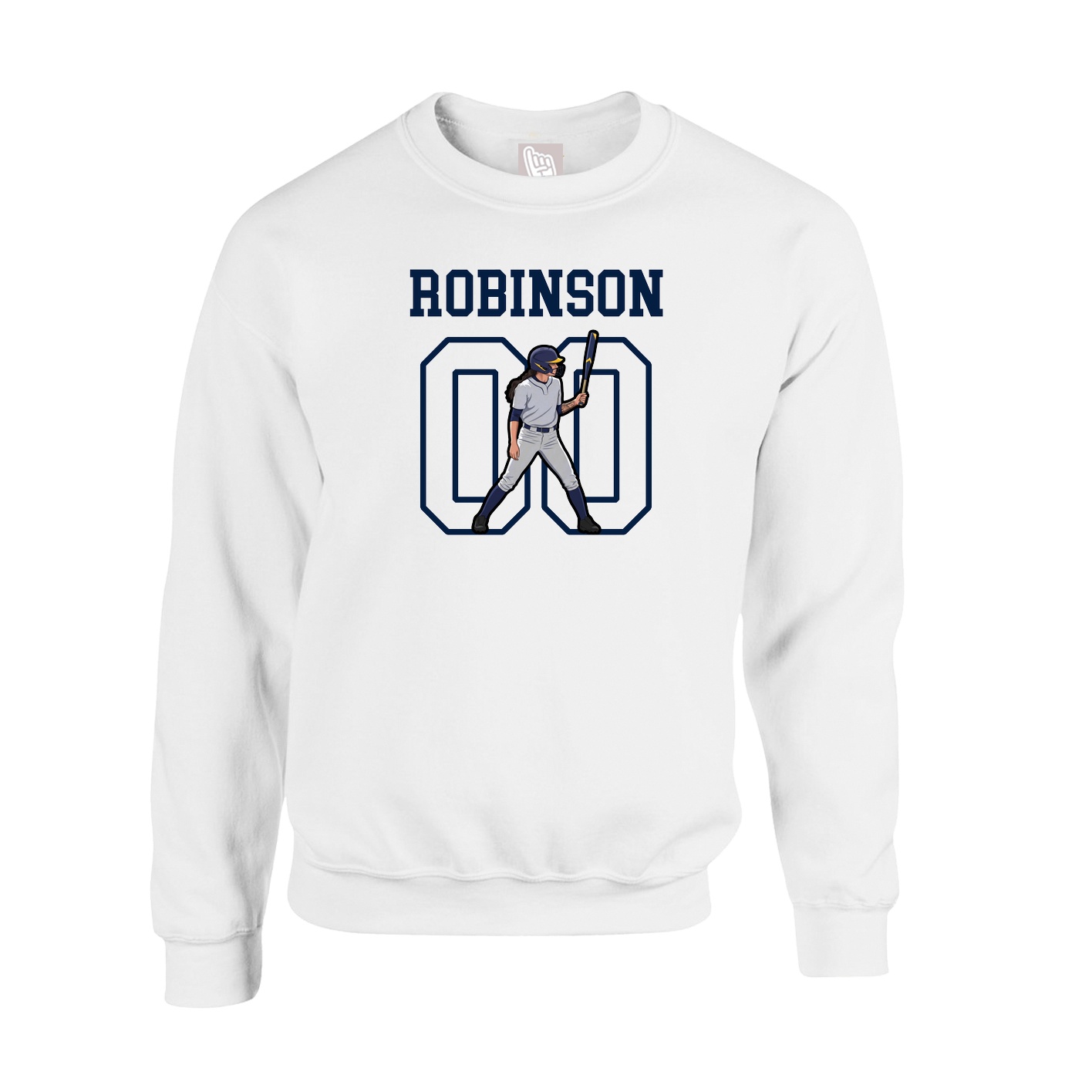 Fleece Crew — Shirsey in White