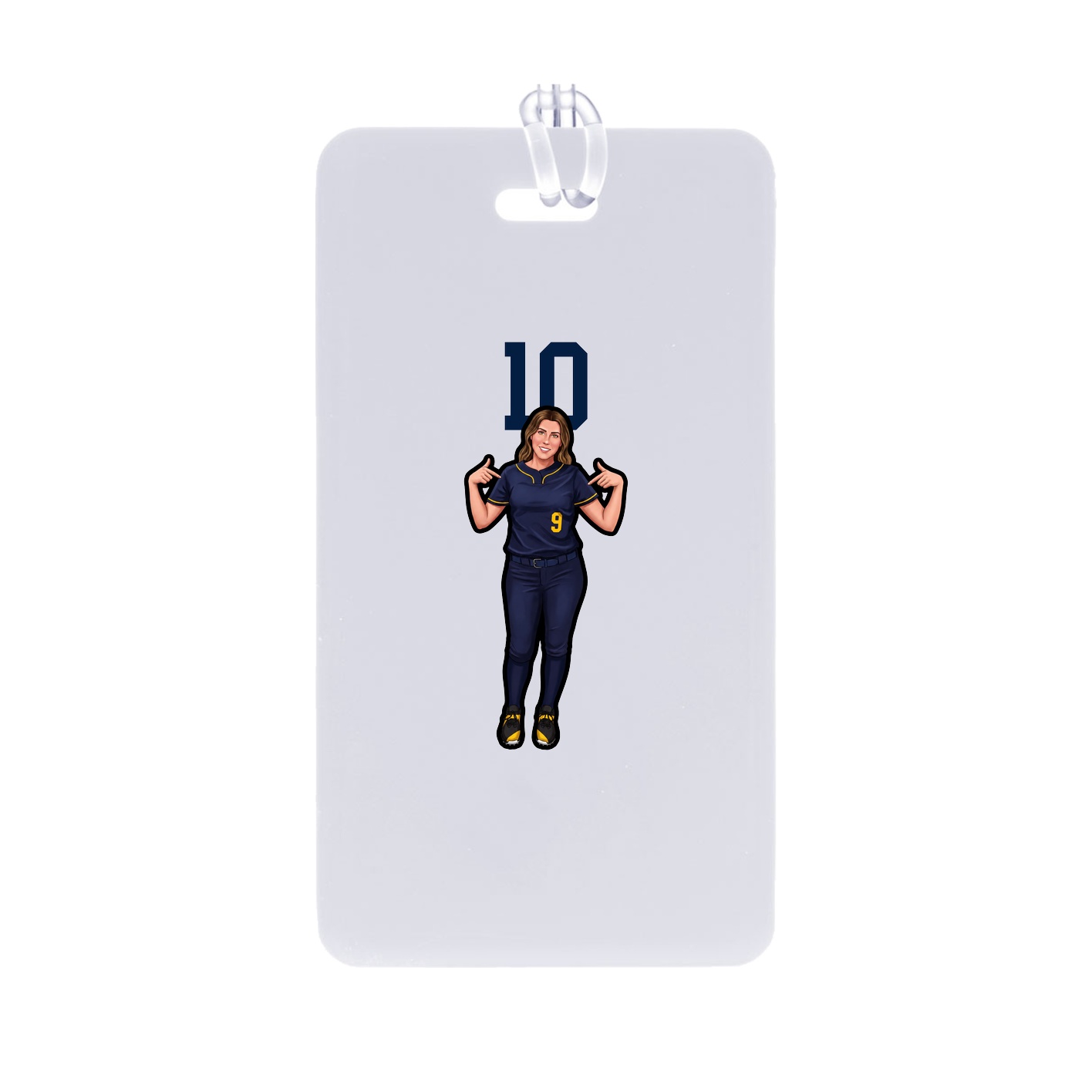 Bag Tag — Number Top in Classic
