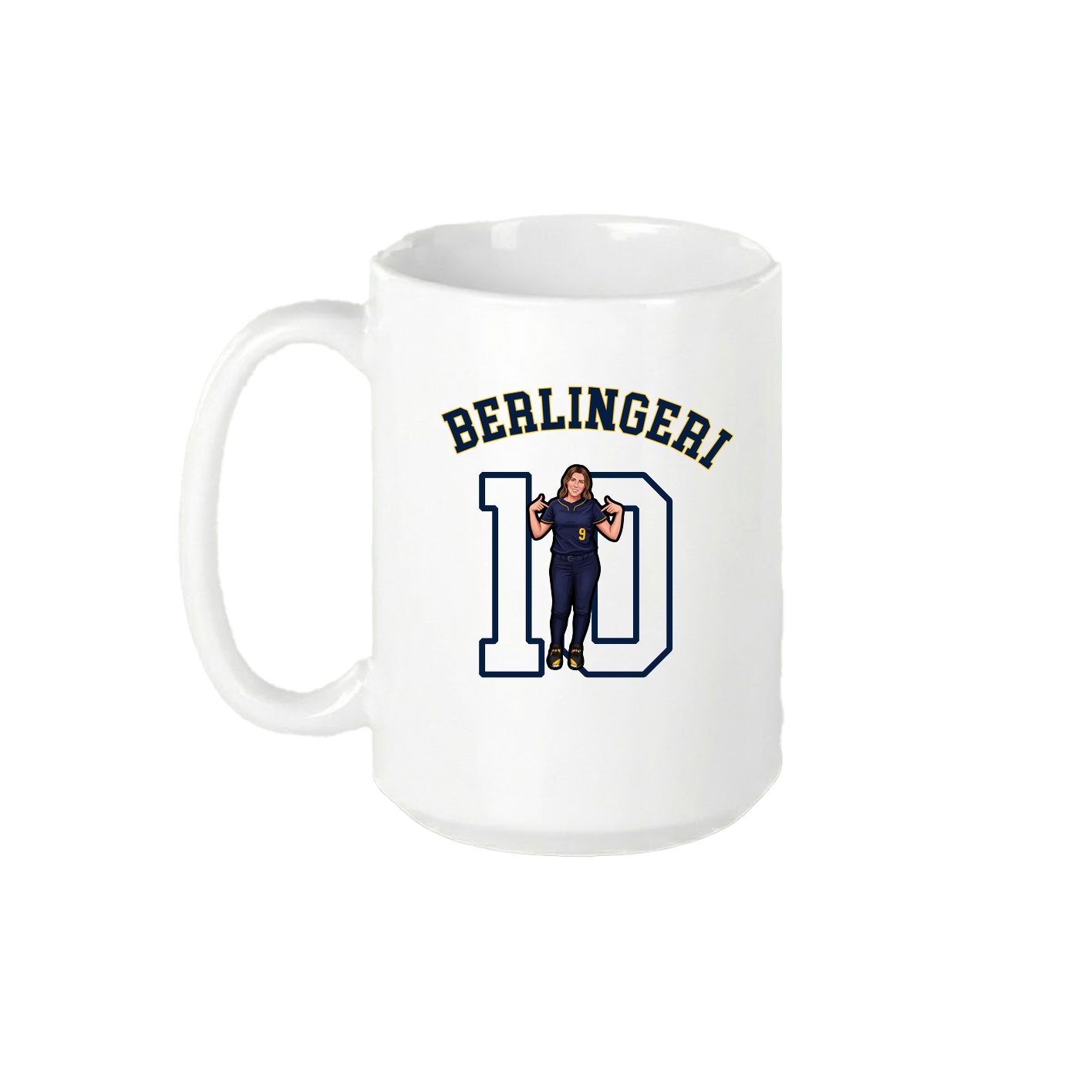 15oz Coffee Mug — Shirsey Arch in White