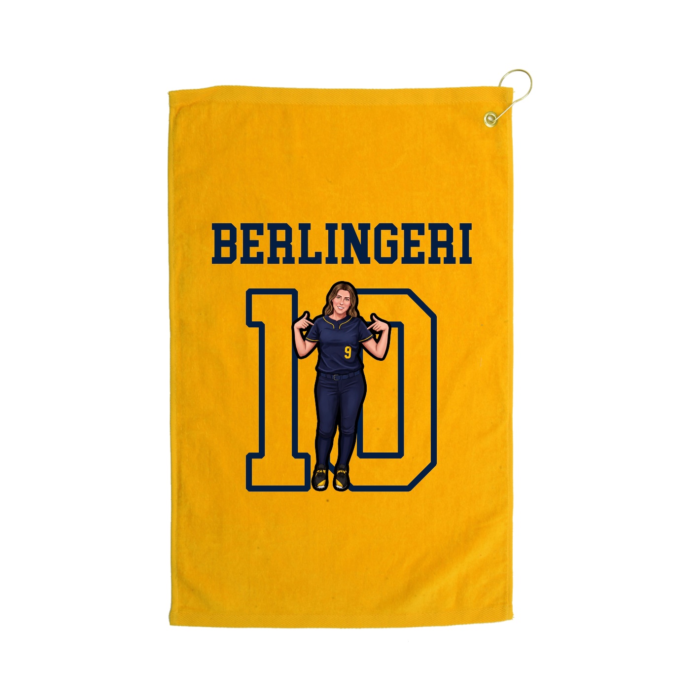 Golf Towel — Shirsey in Gold