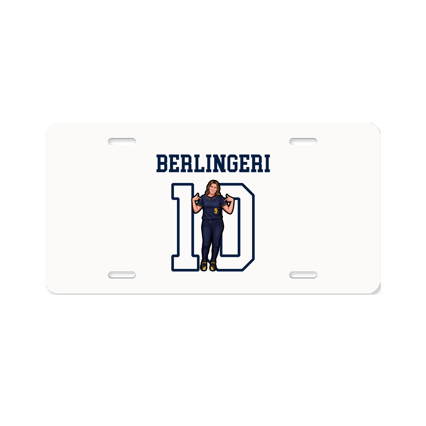License Plate — Shirsey in Classic