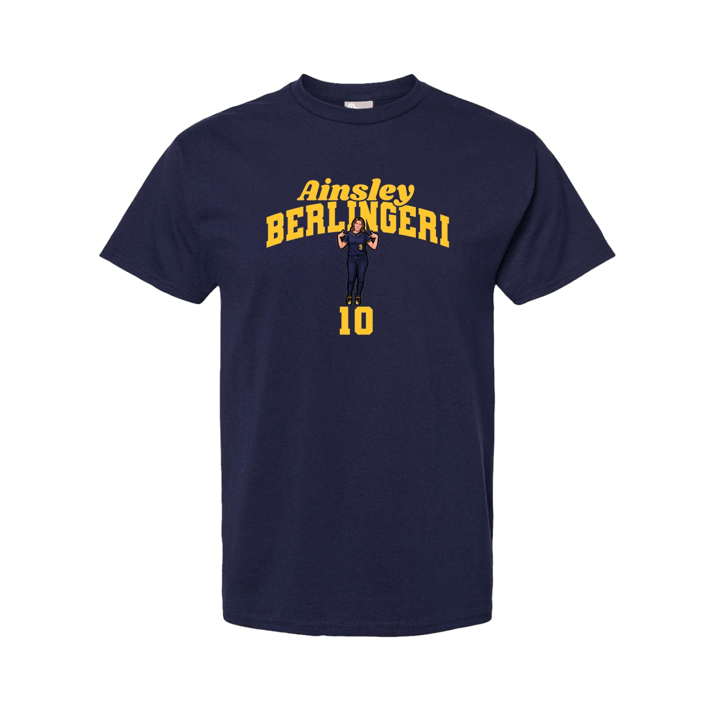 Tee — Signature Arch in Navy