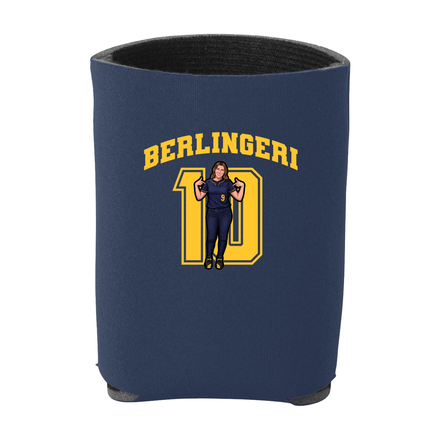Can Holder — Number in Navy