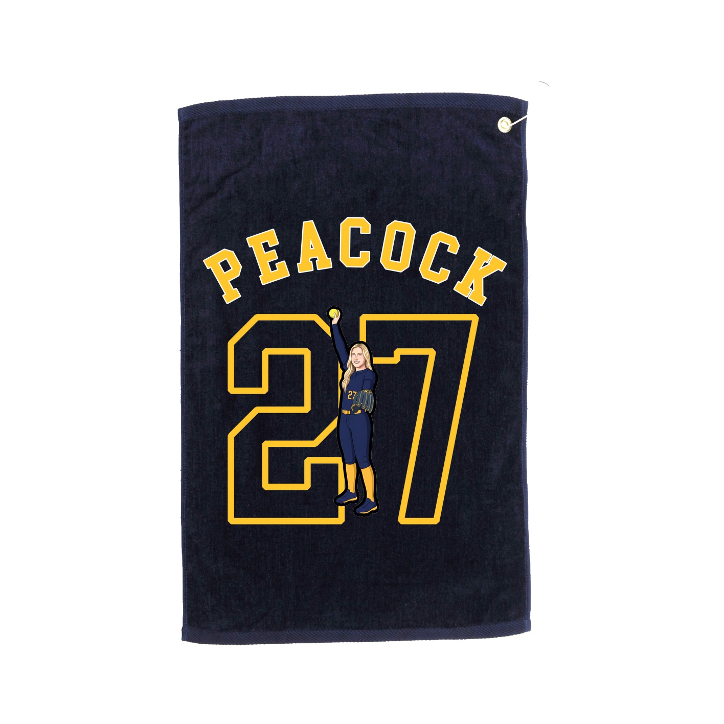 Golf Towel — Shirsey Arch in Navy