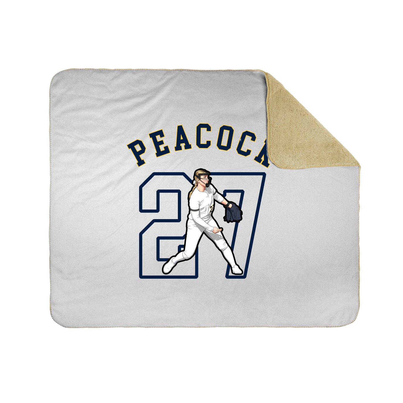 Throw Blanket — Shirsey Arch in White