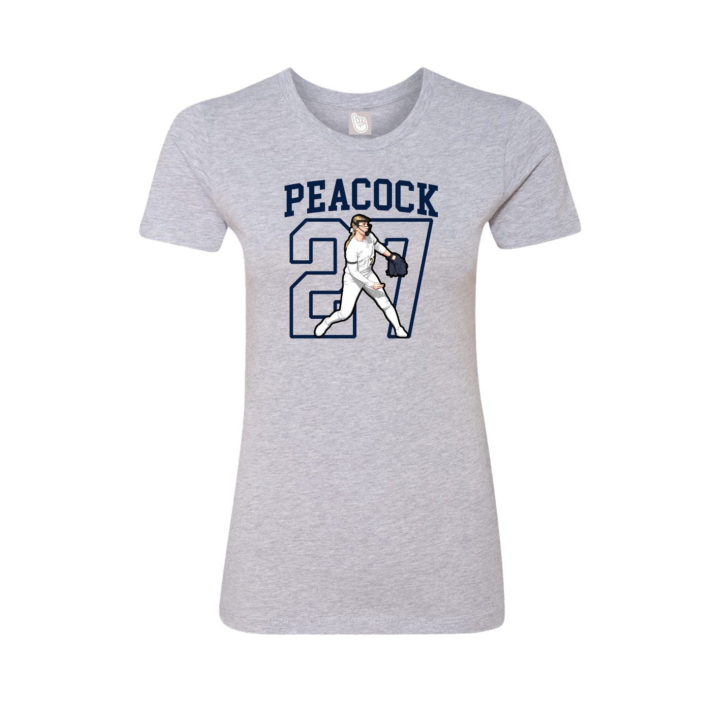 Fitted Women's Tee — Shirsey in Grey