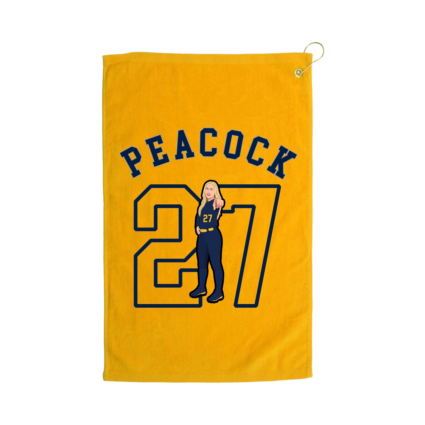 Golf Towel — Shirsey Arch in Gold