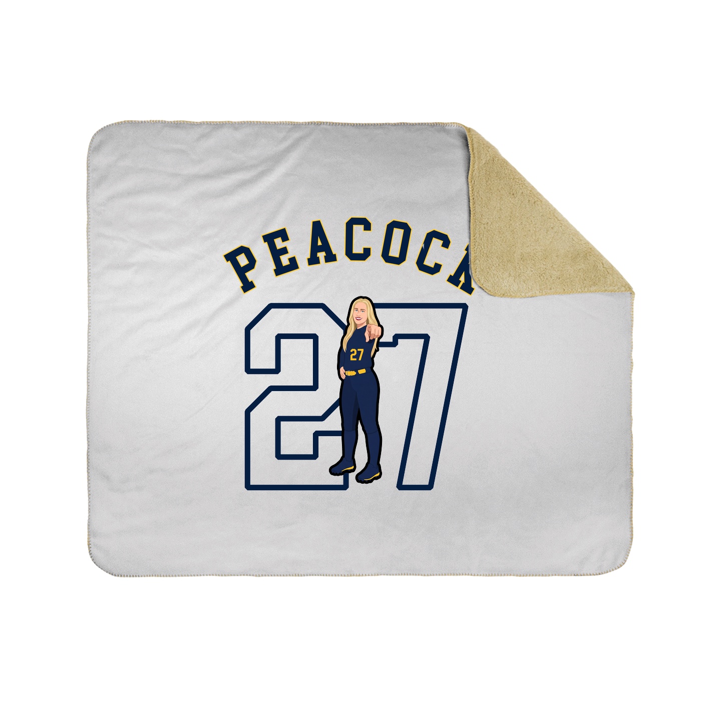Throw Blanket — Shirsey Arch in White