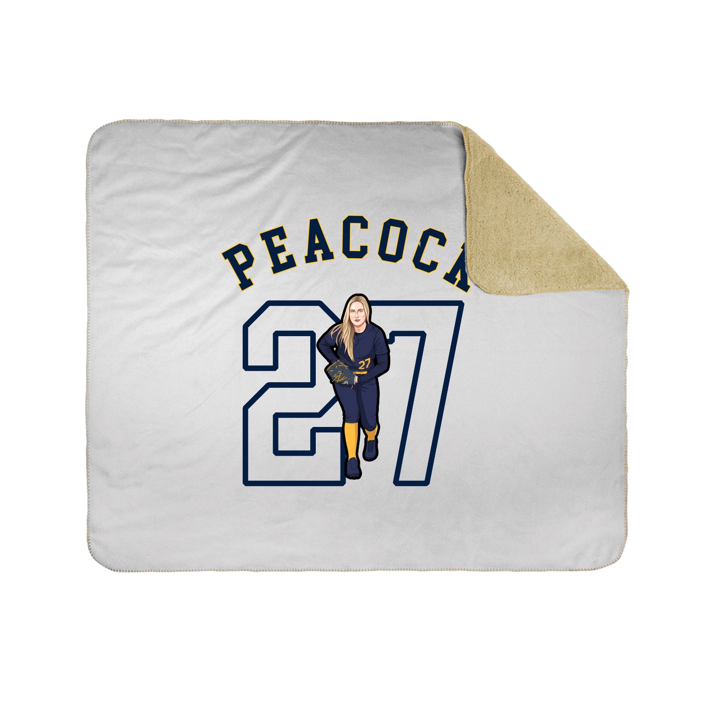 Throw Blanket — Shirsey Arch in White