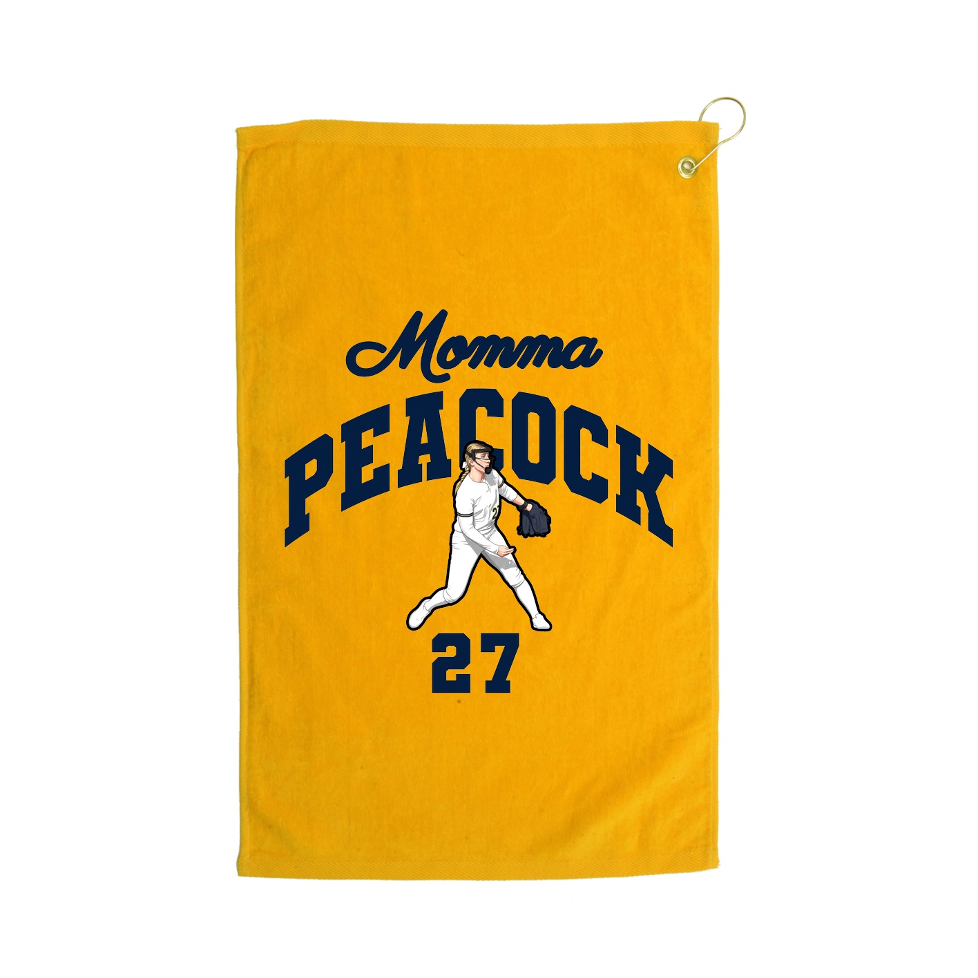 Golf Towel — Mothers Day Arch in Gold