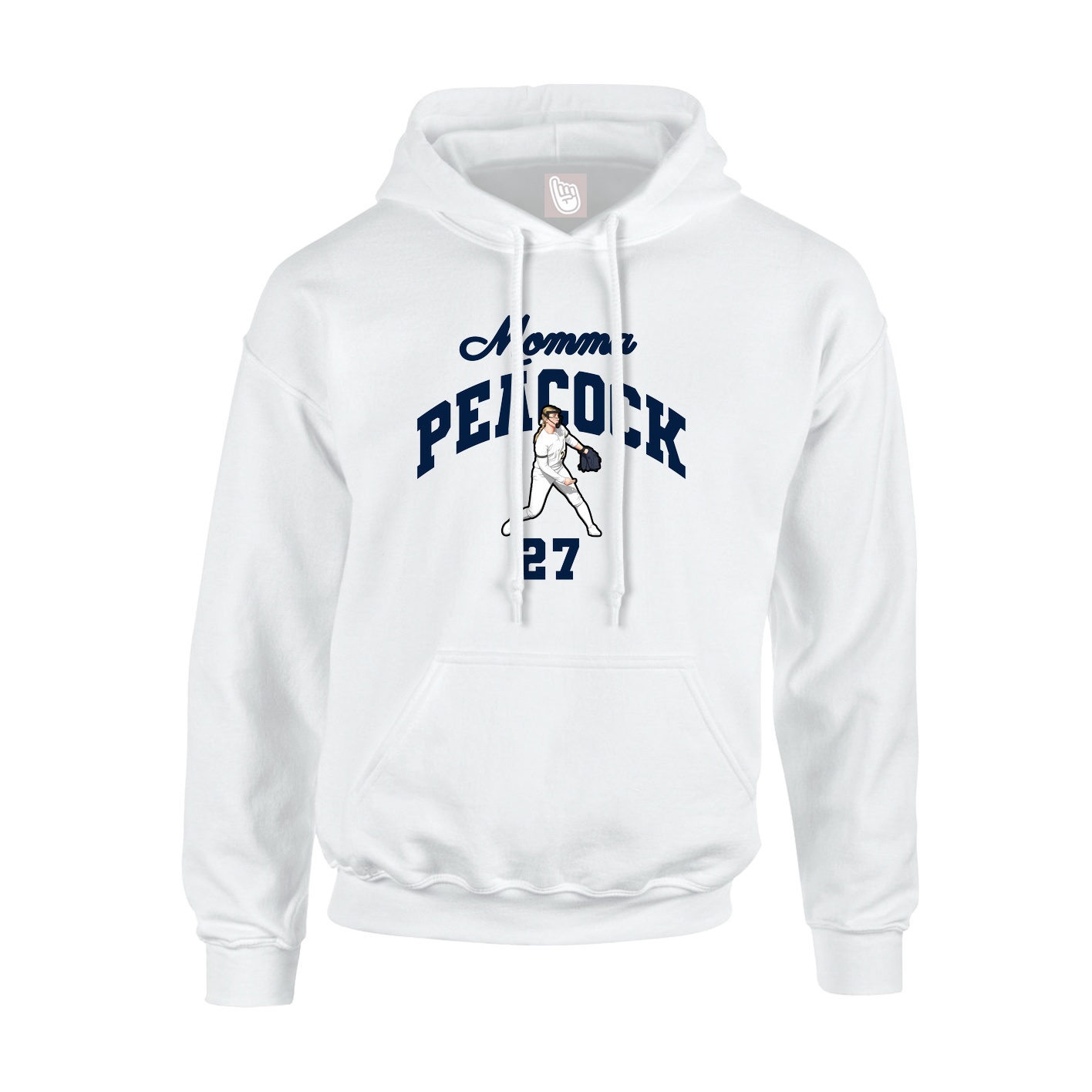 Hoodie — Mothers Day Arch in White