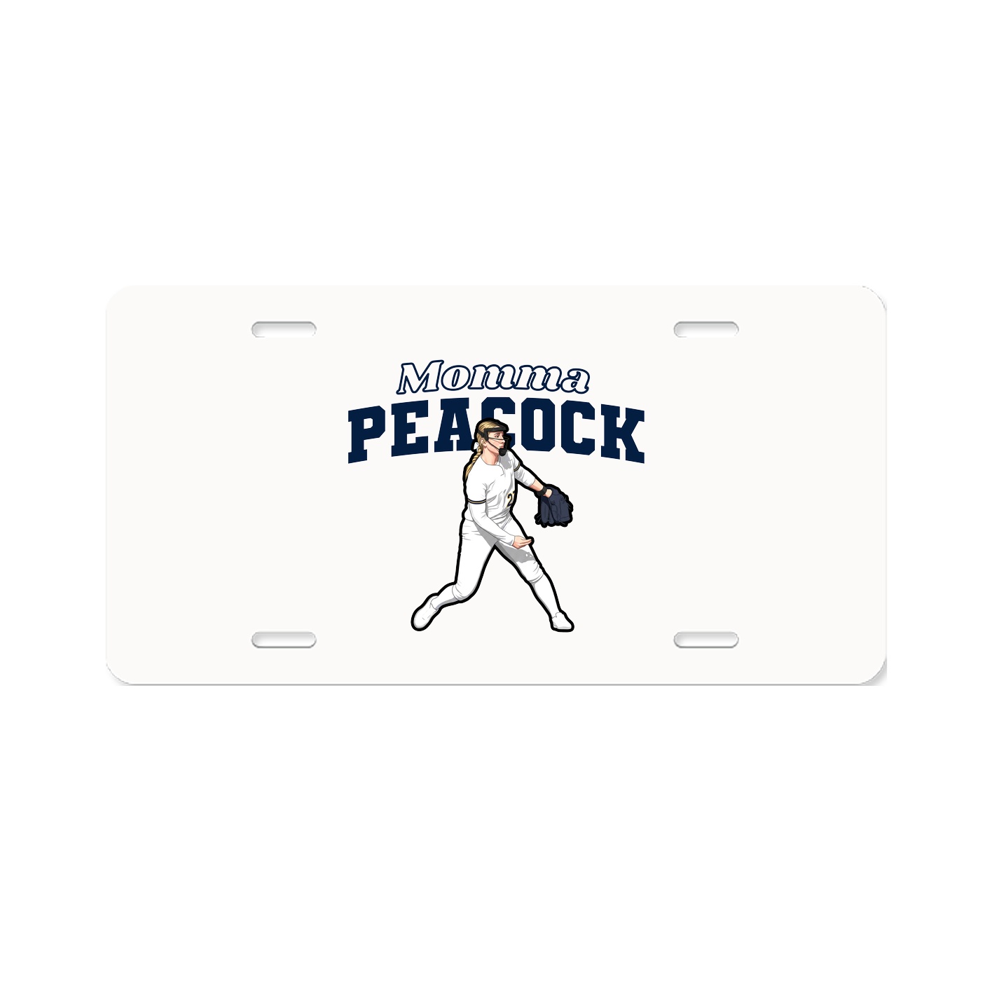 License Plate — Mothers Day Block in Classic