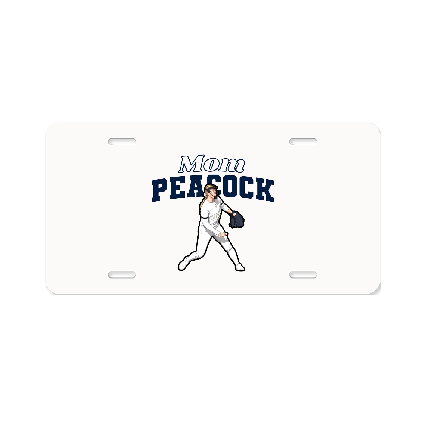 License Plate — Mothers Day Block in Classic