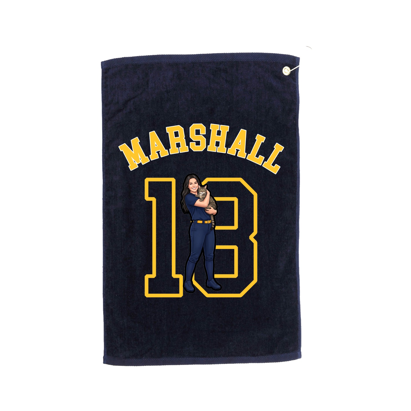 Terry Velour Golf Towel