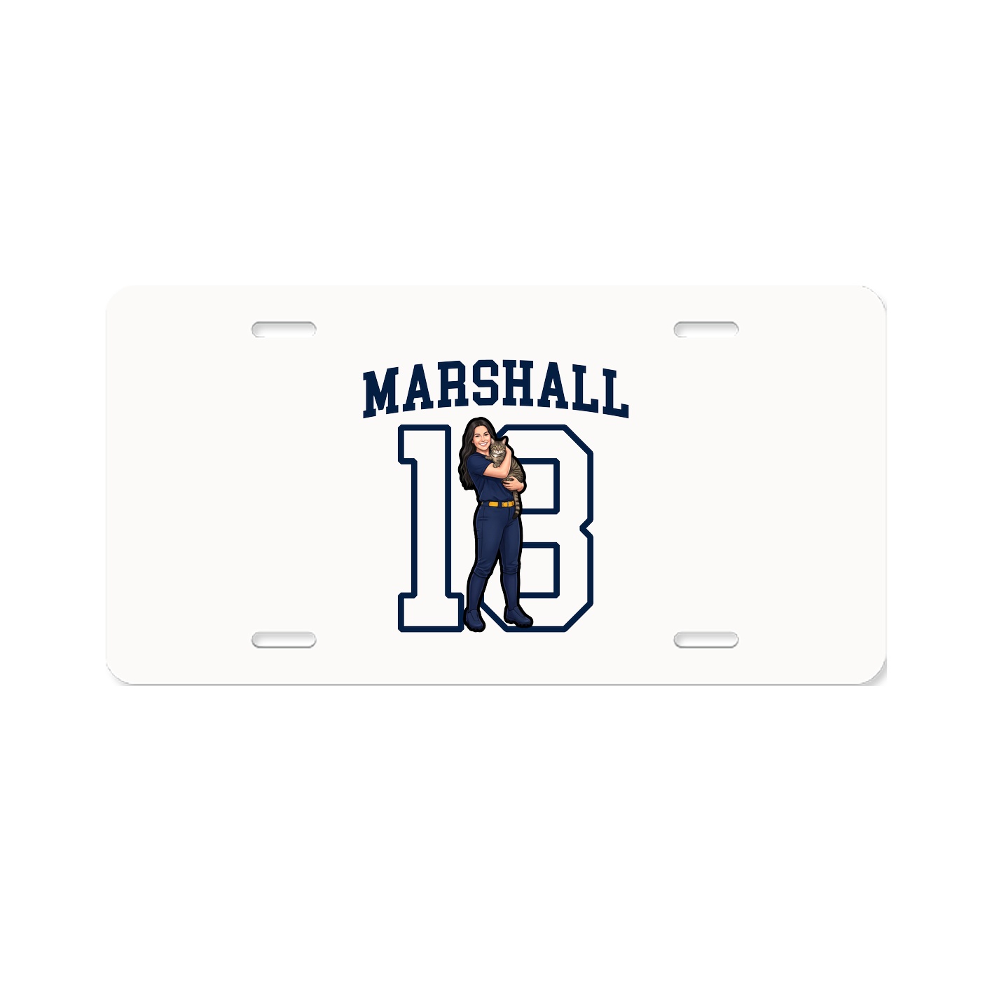 License Plate — Shirsey in Classic