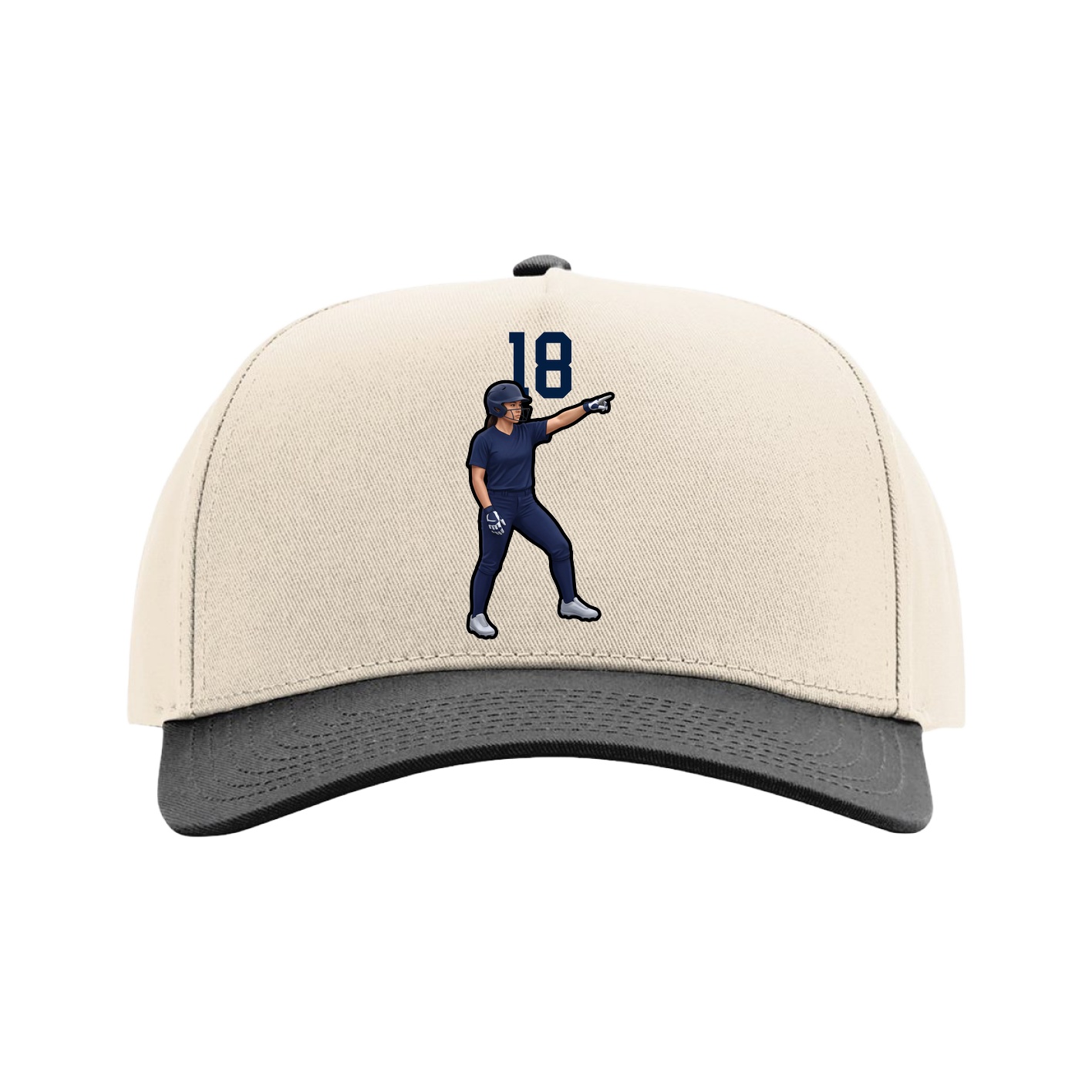 Full Fabric Five-Panel Champ Cap