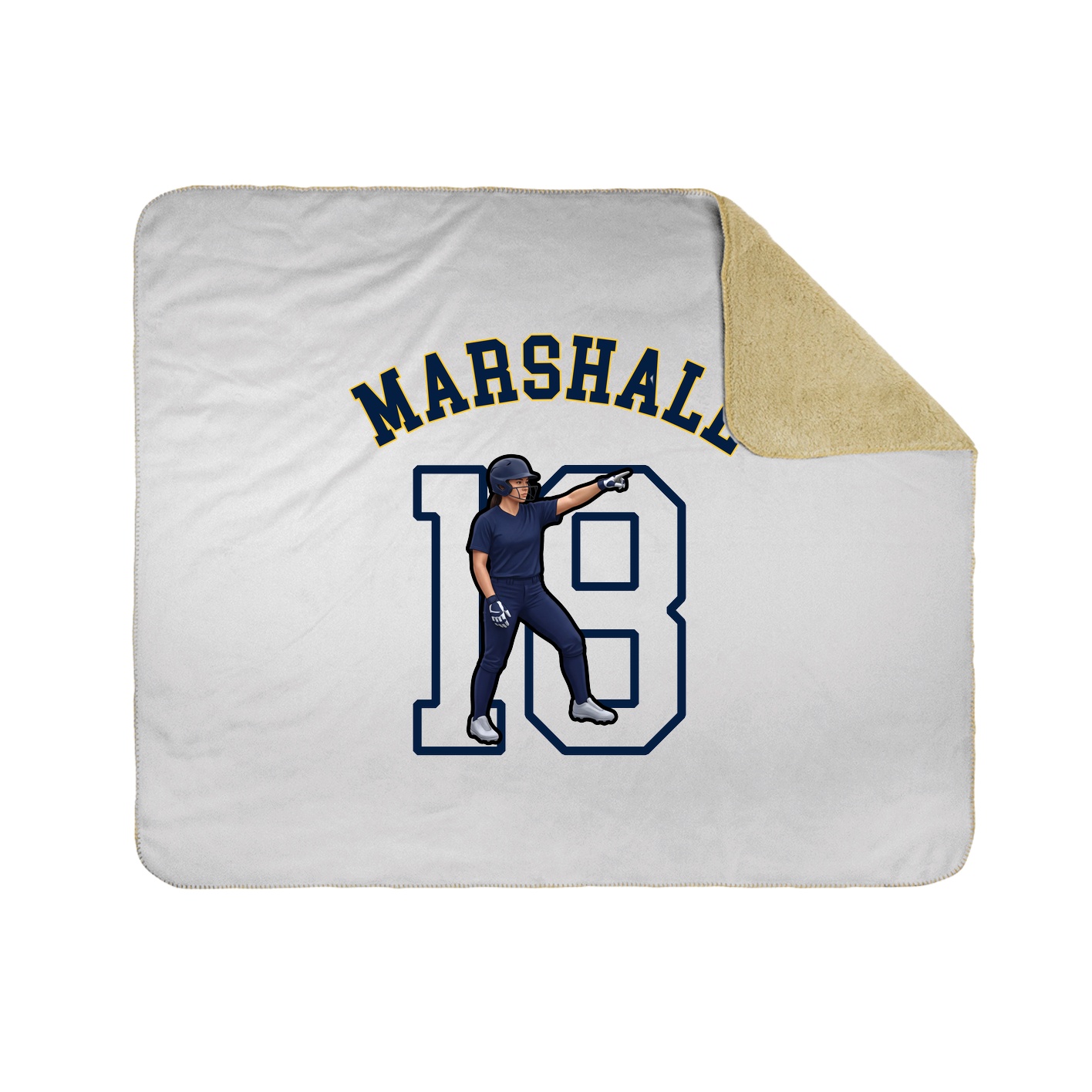 Throw Blanket — Shirsey Arch in White