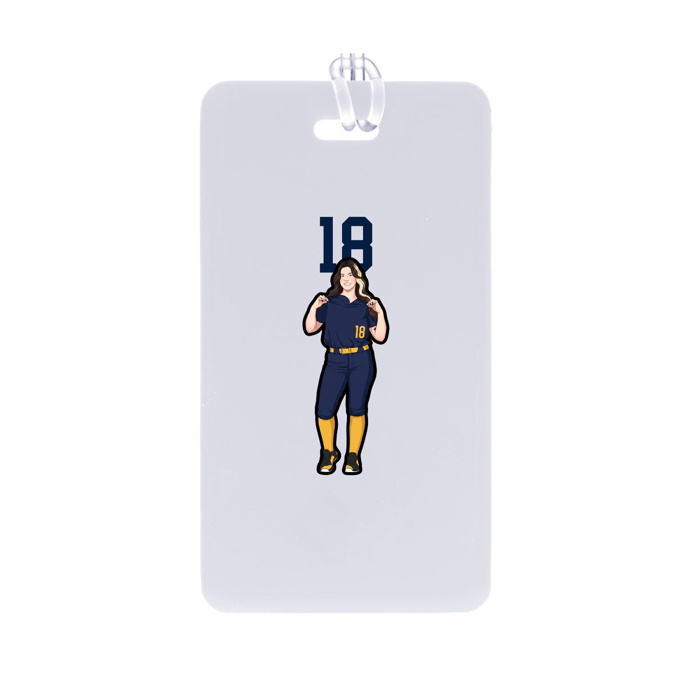 Bag Tag — Number Top in Classic
