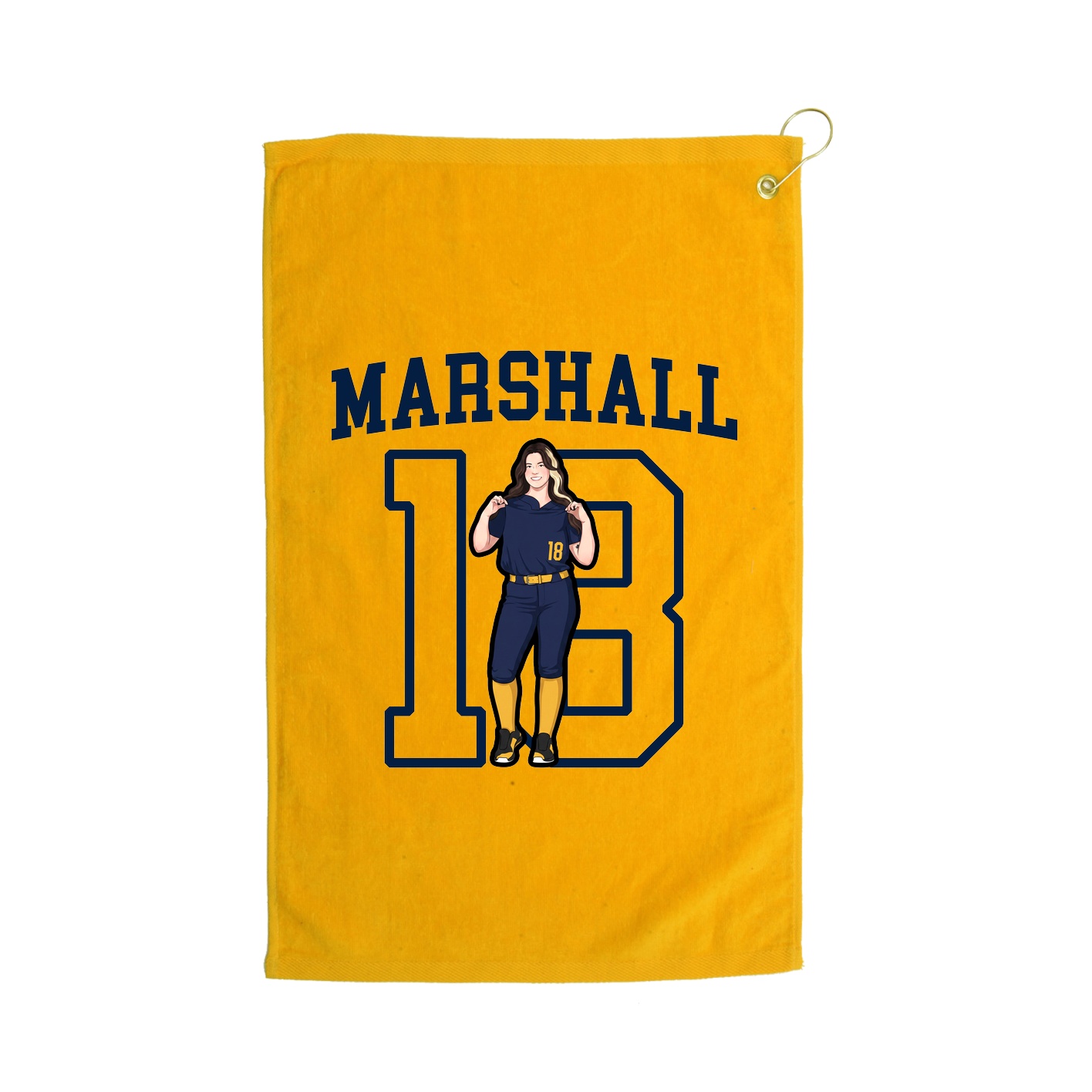 Golf Towel — Shirsey in Gold