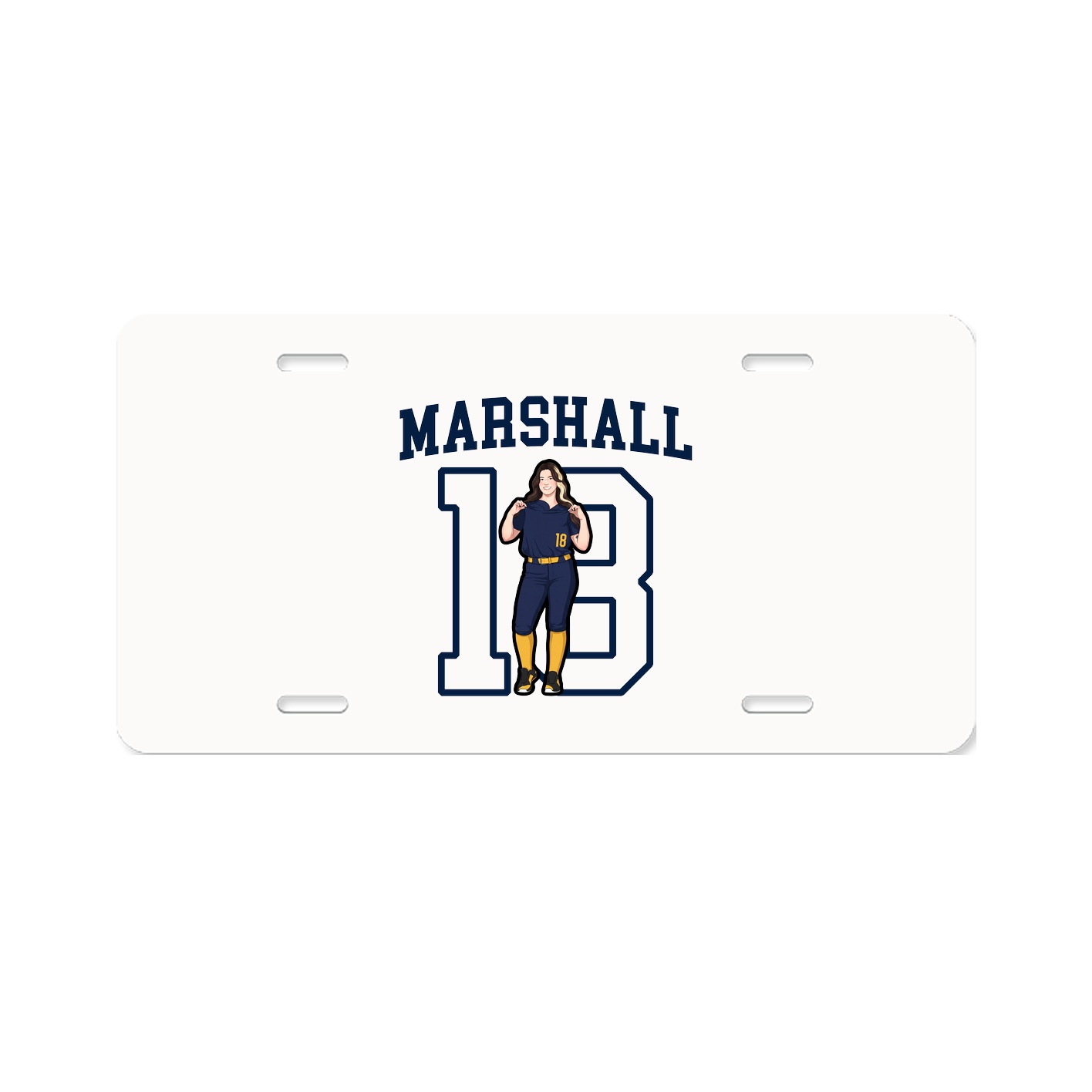 License Plate — Shirsey in Classic