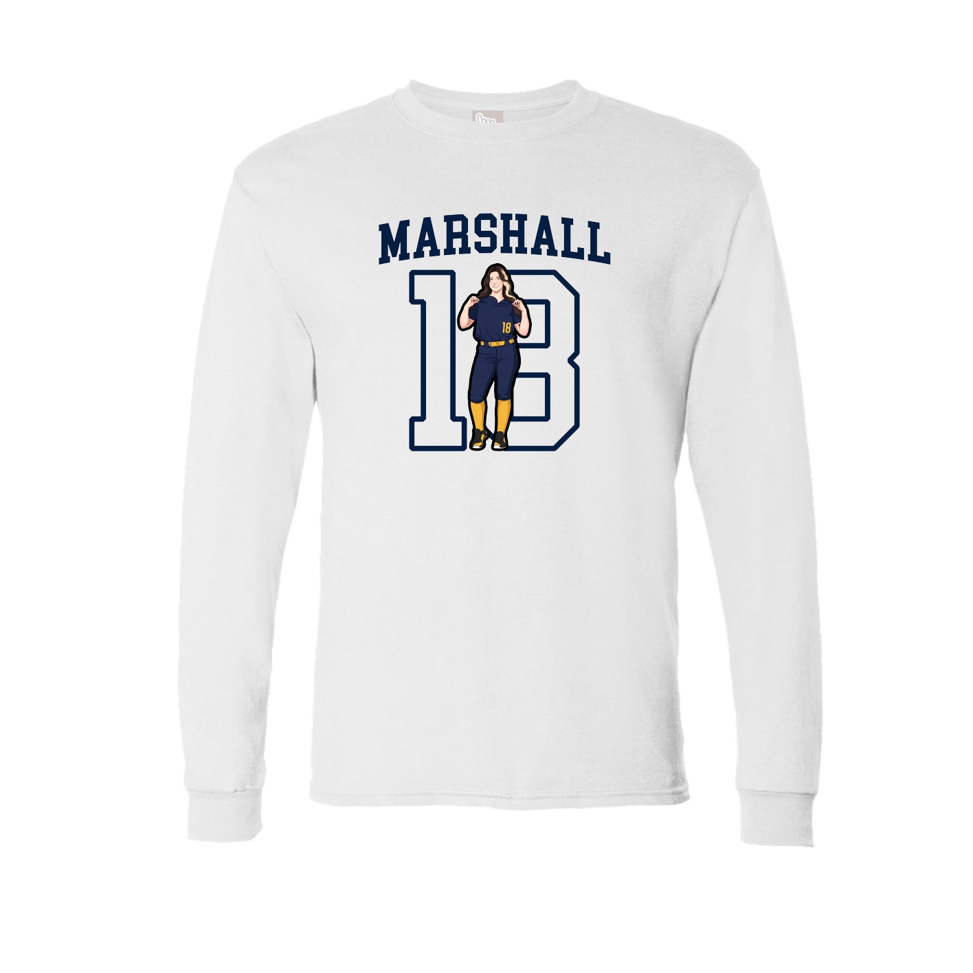Long Sleeve Tee — Shirsey in White