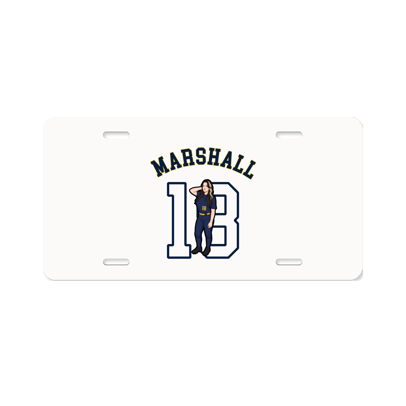License Plate — Shirsey Arch in Classic