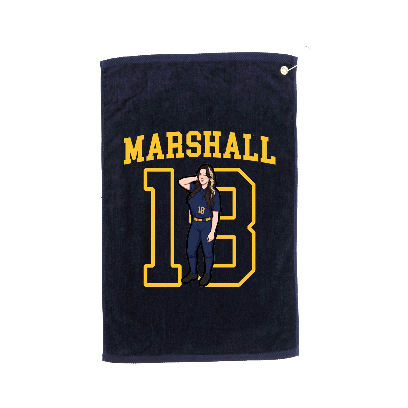 Golf Towel — Shirsey in Navy