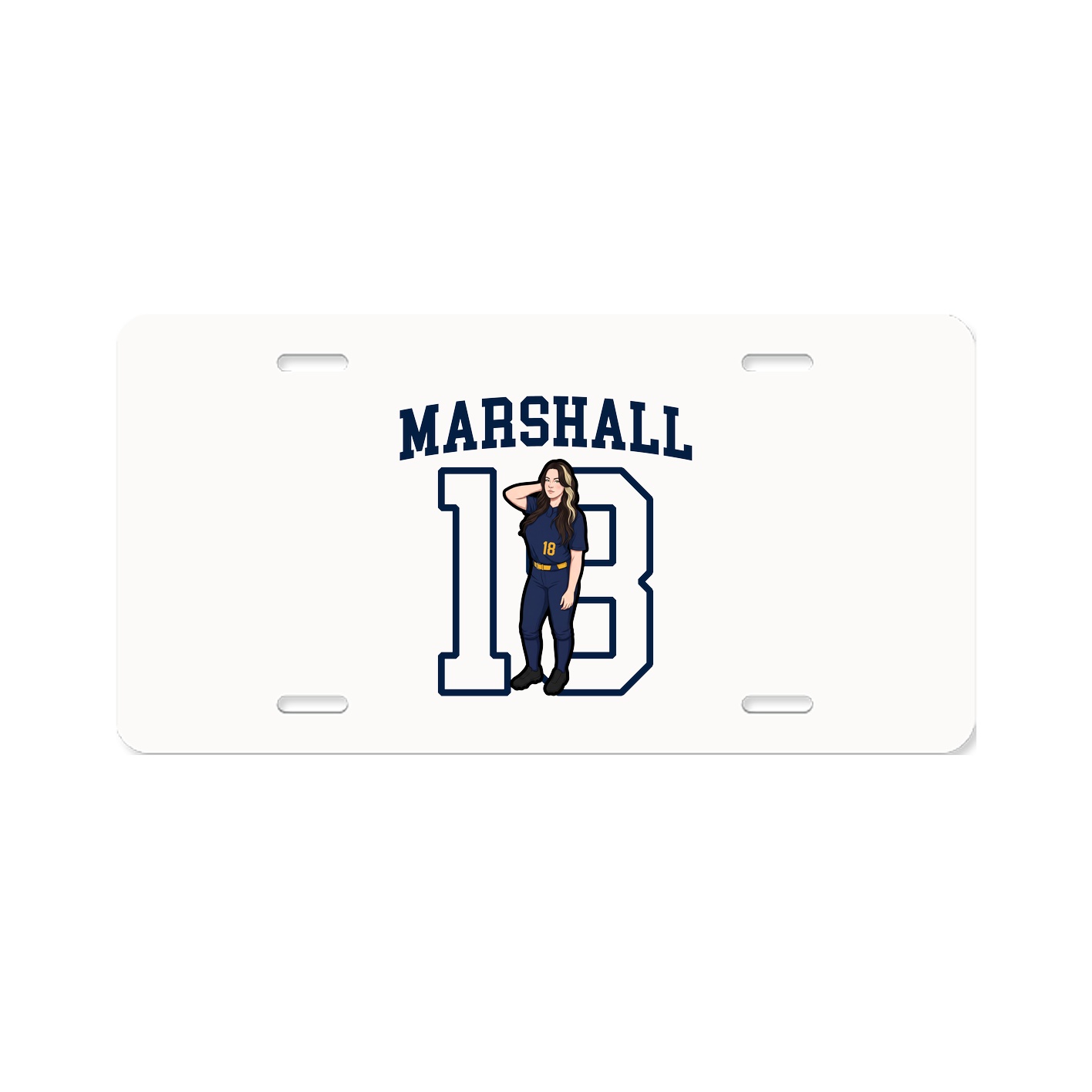 License Plate — Shirsey in Classic