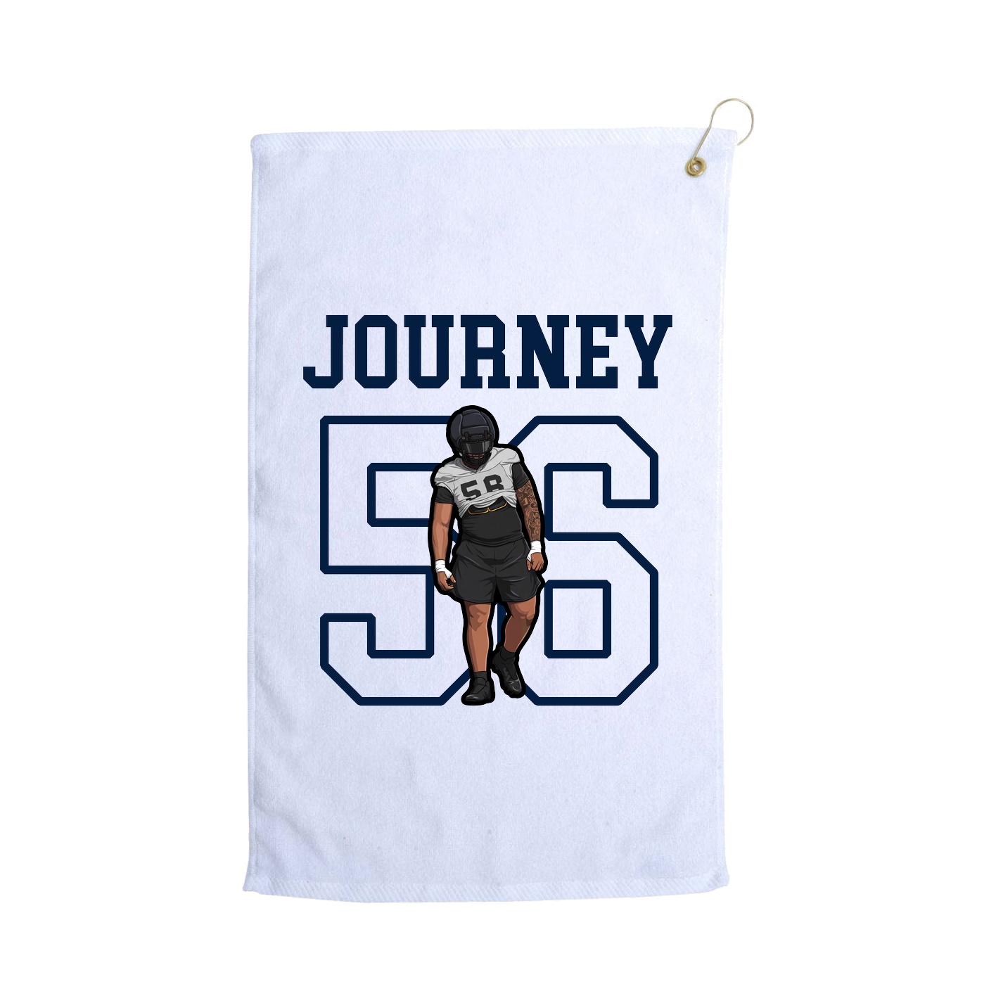 Golf Towel — Shirsey in White