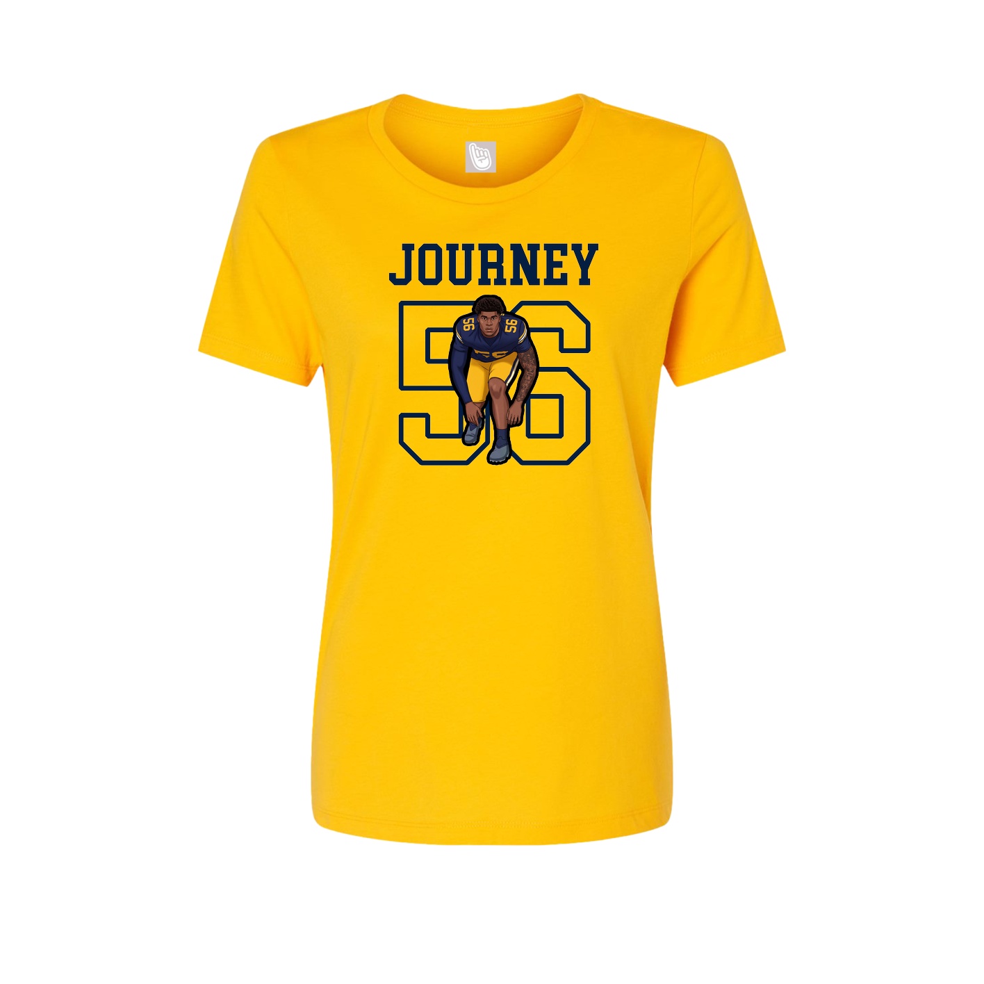 Fitted Women's Tee — Shirsey in Gold