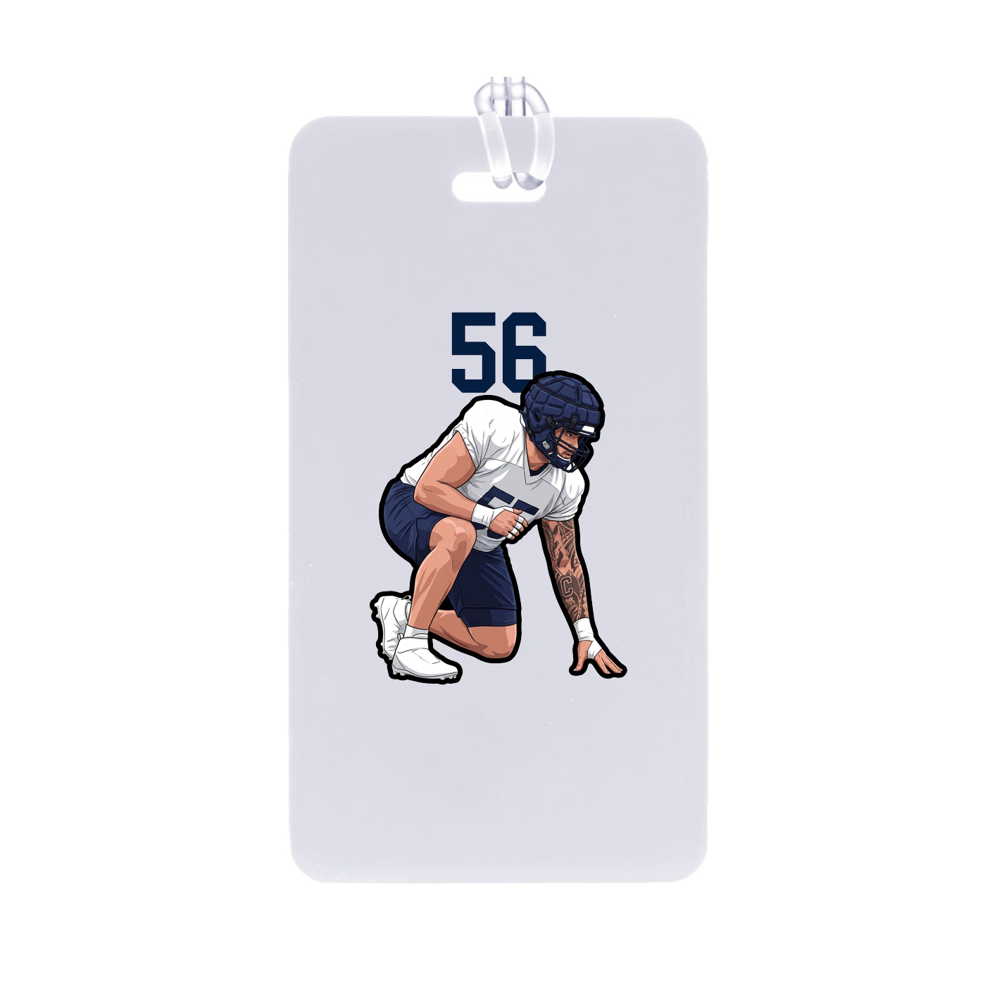 Bag Tag — Number Top in Classic