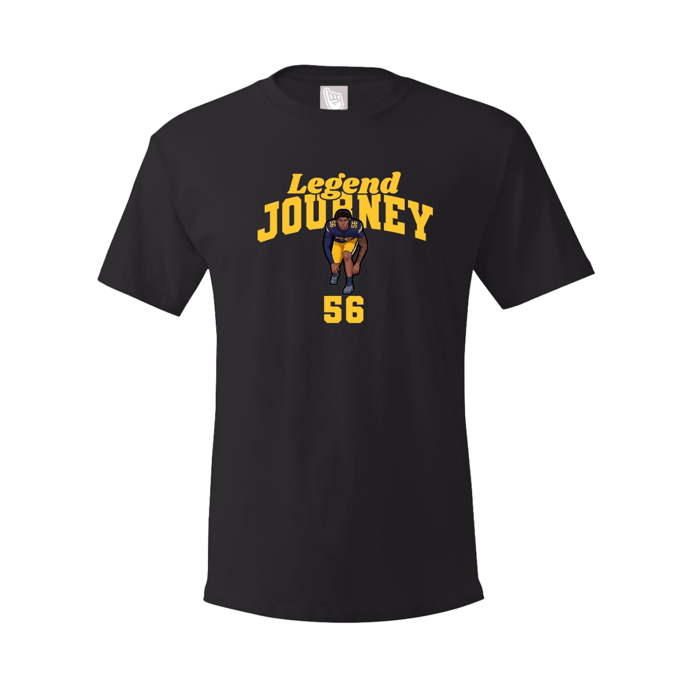 Youth Tee — Signature Arch in Black