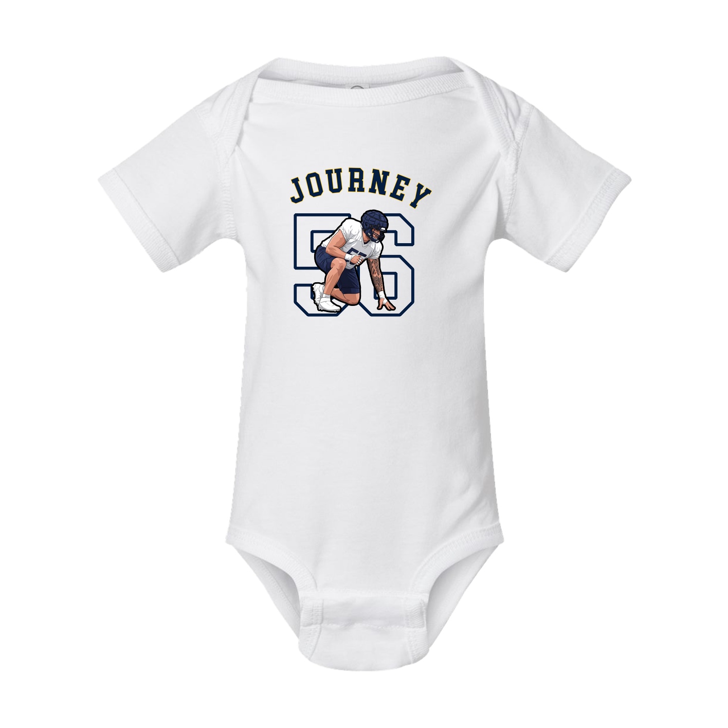 Baby Onesie — Shirsey Arch in White