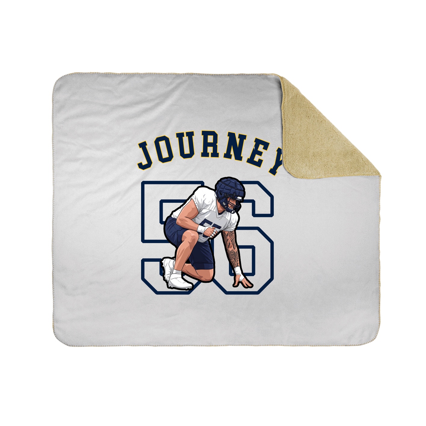 Throw Blanket — Shirsey Arch in White