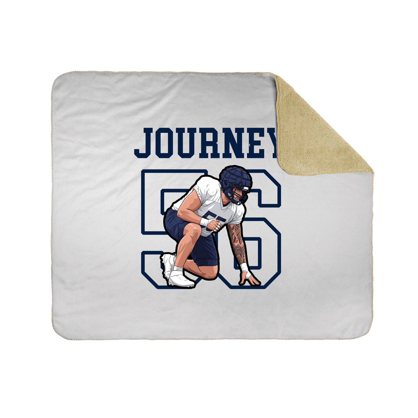 Throw Blanket — Shirsey in White