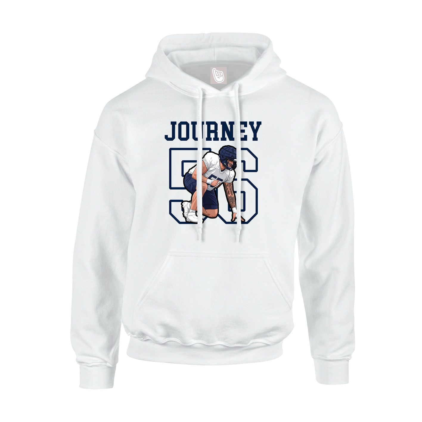Youth Hoodie — Shirsey in White