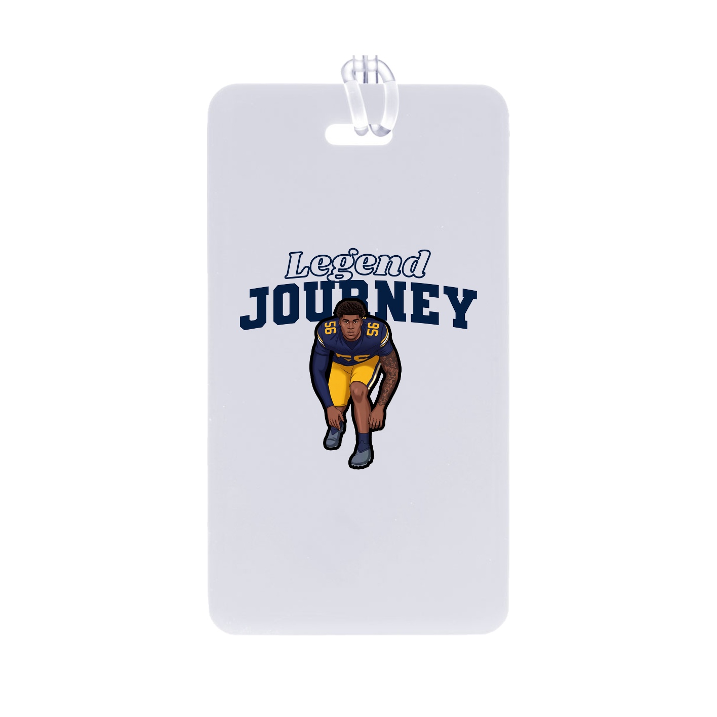 Bag Tag — Name Arch in Classic