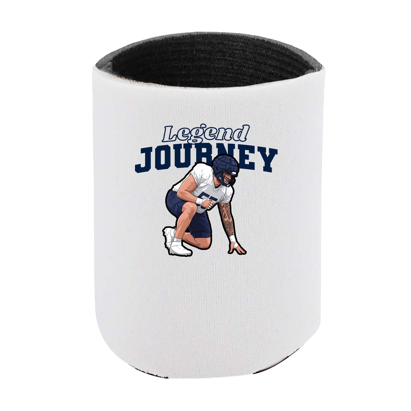 Can Holder — Name Arch in White