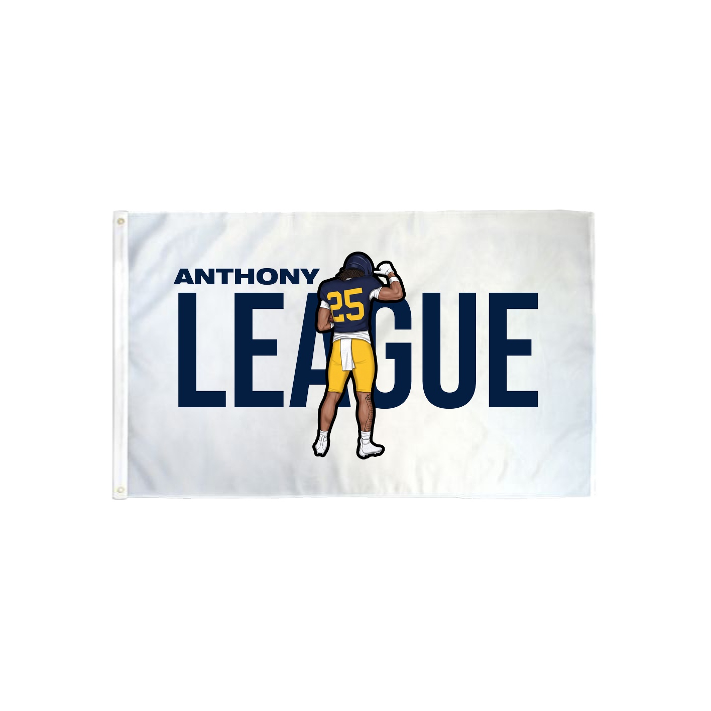 3x5 Flag — Player Name in Classic