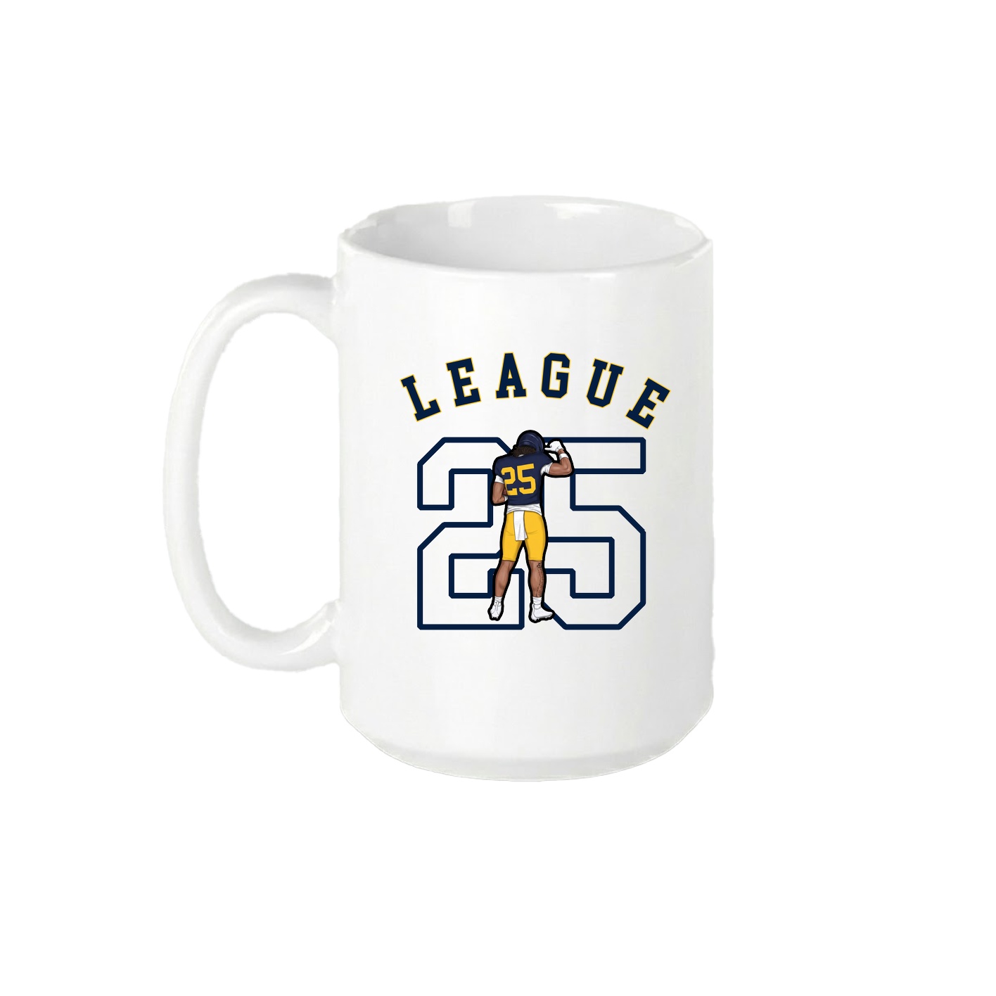 15oz Coffee Mug — Shirsey Arch in White
