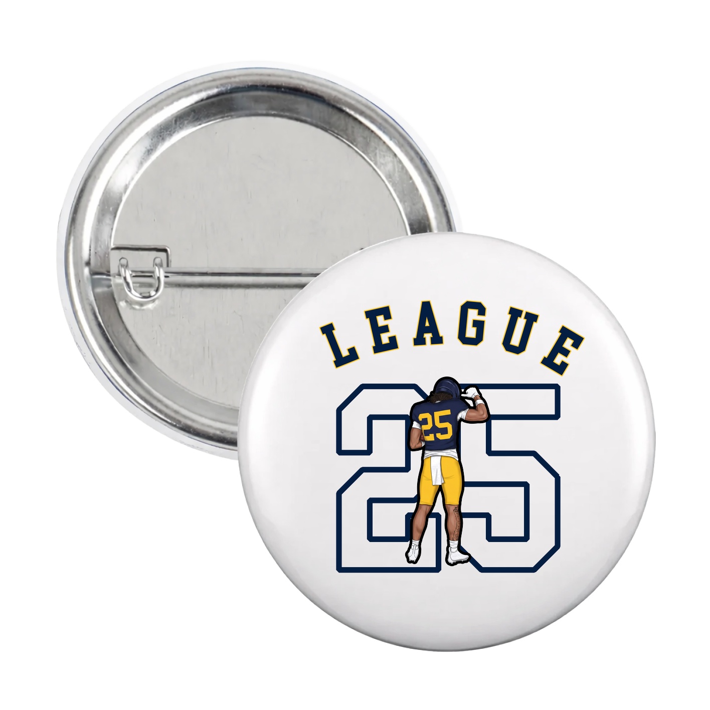 Game Day Button — Shirsey Arch in White