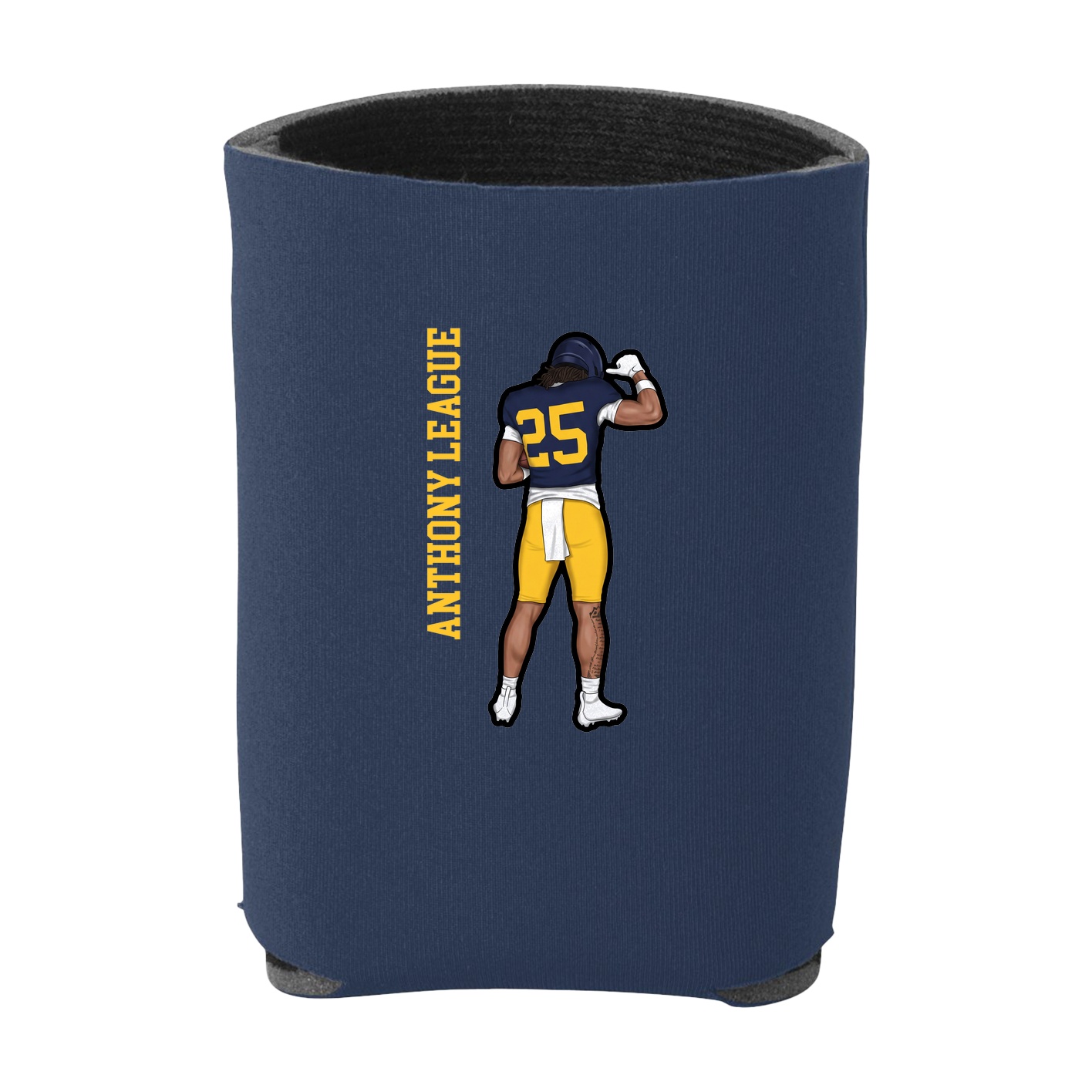 Can Holder — Name Vertical in Navy