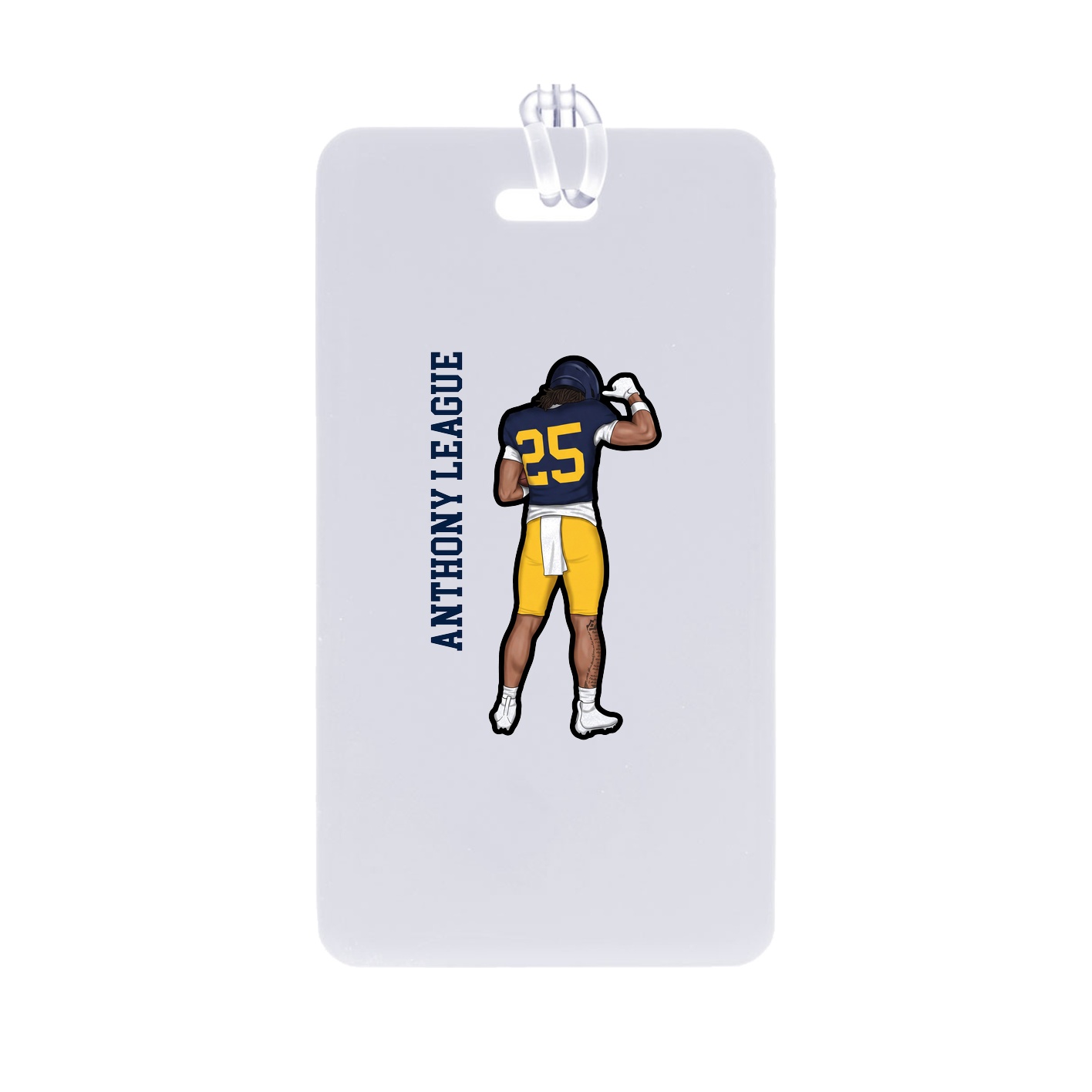 Bag Tag — Name Vertical in Classic
